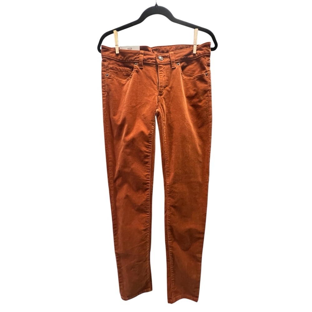 NWT Patagonia Rust Orange Low Rise Fitted Corduroy Pants- Size 28